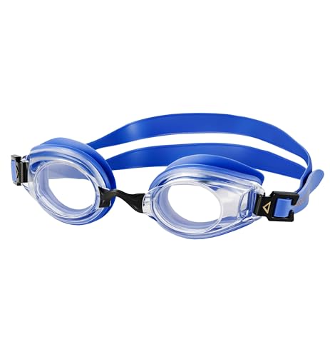 Aqua Speed Lumina optische Schwimmbrille für Damen & Herren - verstellbare Schwimmbrillen Mädchen Jungen mit Sehstärke: -1.5 - Swimming Goggles for Spectacle Wearer - Blau - Ungetönt