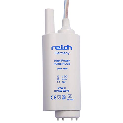 Reich Tauchpumpe 19 l/min, 1,1 bar mit Rückschlagventil, SB-verpackt