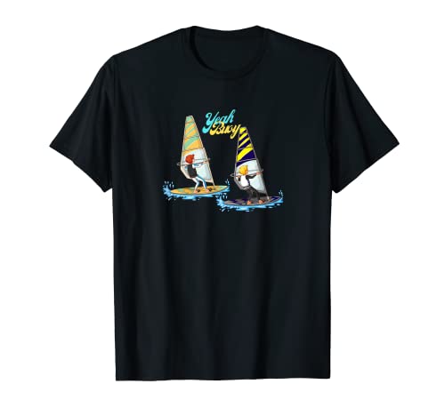 Boots- und Segelkurse Unterricht spritzen Brüder genießen T-Shirt