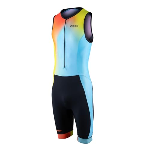 ZONE3 Herren Activate+ Ärmloser Trisuit aus hoch atmungsaktiven Stoffen für Triathlon