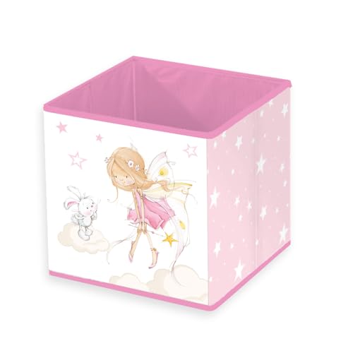 Herding Young Collection Aufbewahrungsbox Little Fairy, ca. 30 x 30 x 30 cm, Aufbewahrung im Regal oder freistehend, 100% Polypropylen, Innen 100% Papier