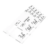 Ipetboom Acryl-braille-karte Für Blinde Hilfsinstrument Zur Bank Und Geldtransaktion Kompakte Und Zuverlässige Blindenschrift-kartenlesehilfe Für Mehr Selbstständigkeit Und Vertrauen