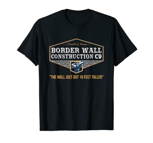Baufirma für Grenzmauern T-Shirt