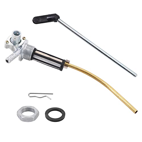 Dokili Benzinhahn+Hebel passend für Vespa GL, GTR, P, PK, Rally, Special, Sprint 50, 80, 125, 150, 200