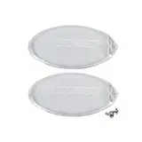 Europart 2X Lampenabdeckung Dunstabzugshaube wie Electrolux 50248796000 Smeg 692831966
