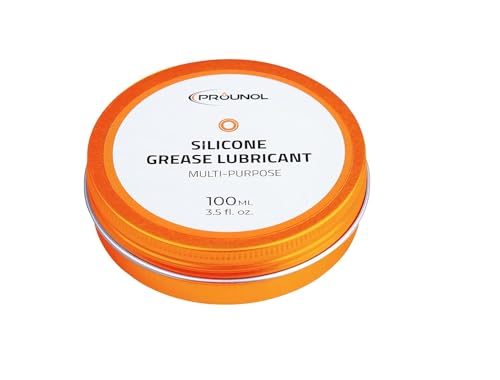 Prounol 100% Silikonfett, nichtleitende Allzweckpaste, wasserfestes HT Gummifett (100 ml) - Kunststoffpflege & Gummipflege