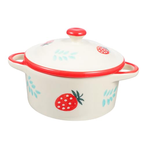 IMIKEYA 1Stk gedämpfte eierschale aus keramik pudding schalen erdbeerschälchen schüssel keramik keramikschale Keramikware Salat Backschüssel Kleine Schüssel Puddingschüssel Baby Schimmel