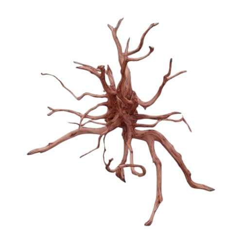 Natunae - Holz Red Spider King Wood, Moorkienwurzel Deko für Aquarium, Zierstamm, Dekoration für Terrarien M 30-40 cm