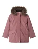 NAME IT Mädchen NKFSNOW10 SKI Jacket SOLID FO NOOS Schneejacke, Grape Shake, 146