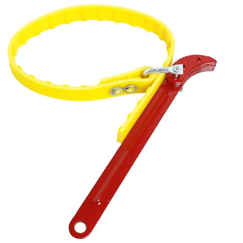 LEIBOCHAO 9 Zoll Verstellbarer Ölfilterschlüssel, Aluminium Oil Filter Wrench, Öl Filter Schlüssel, für Rohrduschköpfe, für Sanitärreparaturen, für Auto und Motorradreparaturen