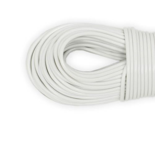 LaundrySpecialist Wäscheleine 35 Meter mit Stahlkern - Made IN Holland - witterungsbeständig und extra lang - rutschfeste wäscheleine für Haus und Camping - Extra stark