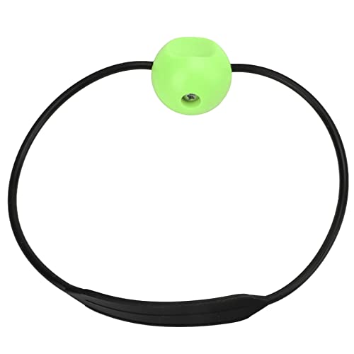 GRCFUMO Scuba Diving Tank Banger, Light Ball Unterwassersignalgerät mit Gummiband, Tank Banger Unterwassersignalgerät für die Kommunikation mit Tauchern (Black Strap + Green Ball)