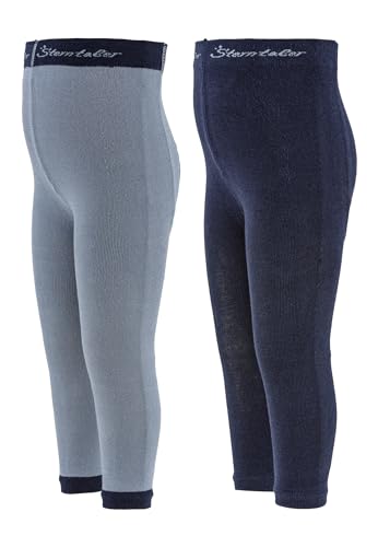 Sterntaler Jungen Leggings Doppelpack Traktor, Blau, 128 EU