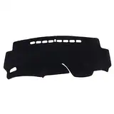 TOPBATHY Auto Dashboard Schutzmatte aus Super Polyester Lichtschutz Passend für Fit Schwarzes Armaturenbrett Polster Schützt Rissen und Blendeffekten