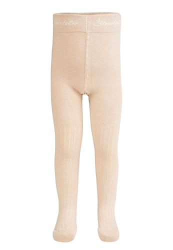Sterntaler Strumpfhose in klassischem Rippstrick - Baby und Kinder Strumpfhose mit hohem Baumwollanteil - weiche und bequeme Babykleidung ab Geburt - Unisex Strumpfhose - beige, Größe 86