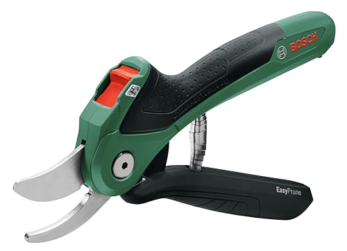 Bosch Akku-Gartenschere EasyPrune (Integrierter 3,6 Volt Akku; 450 Schnitte pro Akkuladung; aufladbar über Micro-USB-Kabel; in Karton)