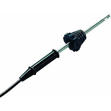 Testo 0600 9797 Verbrennungsluft-Temperaturfühler, 0 bis 100 Grad C Bereich, 4 mm Durchmesser, 60 mm Eintauchtiefe für 330-1 LL / -2 LL und 327-2 Abgasanalyse