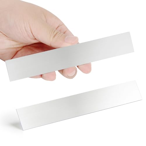 Reine Zinkanode, 2 Stück, 100mm x 20mm x 1mm (19 GA) 99,99% reines Zink platte Zinkblech für Verzinkung und Zinkgalvanisierung, hochreine Zinkelektrode