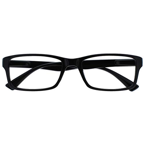 Die Lesebrille Unternehmen Schwarz Leser Designer Stil Herren Frauen UVR092BK +2,00