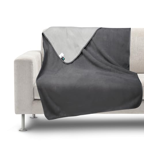 Kritter Planet Liebesdecke Sex Decke Wasserdicht Klein, Waschbar Hundedecke Katzendecke Sofadecke Tagesdecke Sofaschutz Hund Kuscheldecke Wasserdicht für Sofa Bett Couch Auto, M Decke 75x125, Grau