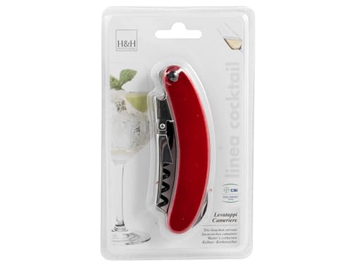 H&h levatappi cameriere di colore rosso