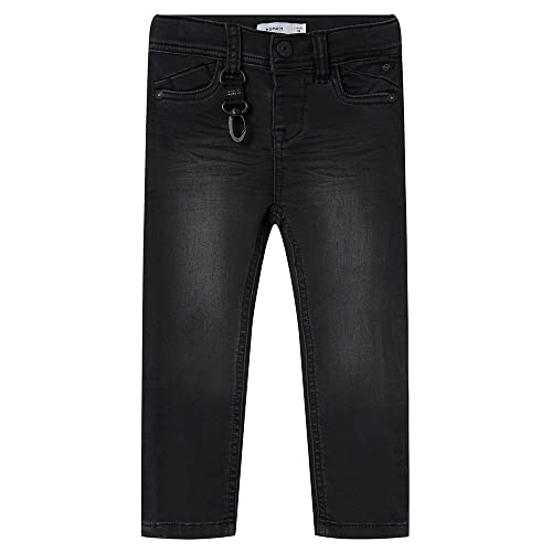 NAME IT Baby-Jungen NMMTHEO DNMTHAYER 2689SWE Key Pant NOOS Jeanshose, Black Denim, 86