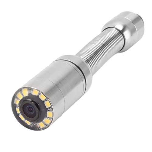 23-Mm-Kanalinspektion-Kamerakopf, IP68 Wasserdicht, 12 LED-Leuchten, Rohrabfluss-Endoskop-Kamera-Zubehör für Rohre Größer Als 25 Mm