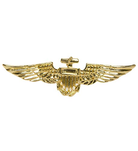 Unbekannt 7146V Fliegerabzeichen vergoldet, Mehrfarbig, one Size