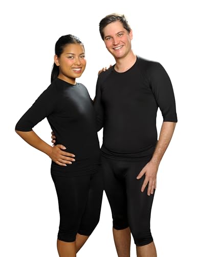 Generisch EMS Kleidung für Damen und Herren im Set - innovative und langlebige EMS-Wäsche und Trainingstipps (S)