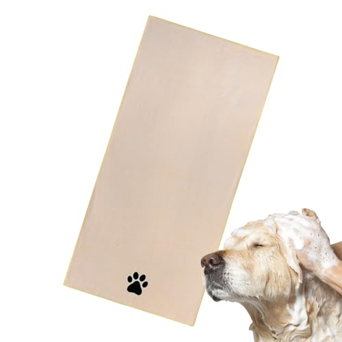 Goowafur Hundehandtuch, hochsaugfähiges Mikrofaser-Haustierhandtuch, Haustier Badetuch Hunde Trocken Pflege Handtuch für Katzen Baden Pflegen
