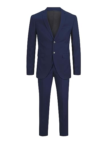 JACK&JONES PLUS Men's Jprfranco Suit Ps Anzug, Medieval Blue, 72