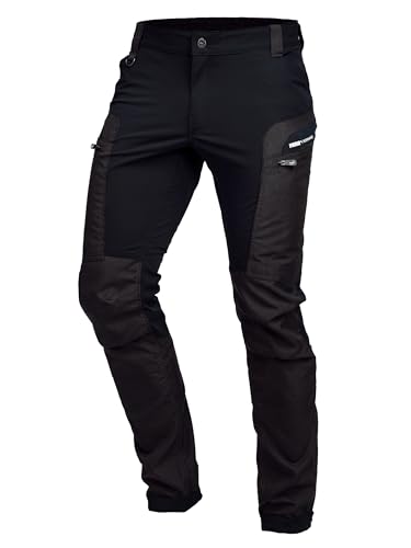 PUMA Workwear Pro-One Adventure Outdoor Wanderhose Herren - Ideal zum Klettern, Bergsteigen, Parkour und mehr – flexibel, verstärkt & strapazierfähig - Outdoor Hosen für Herren - Schwarz - S