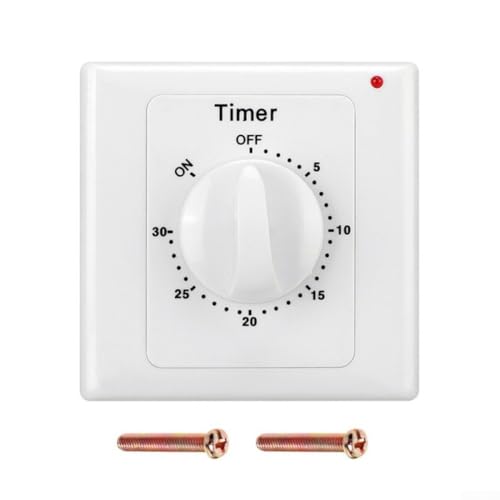 Zeitschaltuhr für Haushaltsgeräte mit einfacher Installation und hoher Genauigkeit (30 Minuten)