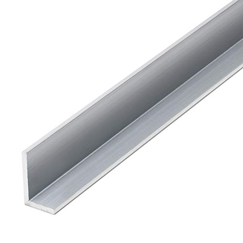thyssenkrupp Winkelprofil Aluminium 20 x 10 x 2 mm in 2000 mm Länge | Aluwinkel Winkel L-Profil Aluprofil | EN AW-6060