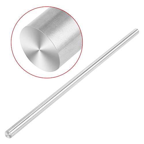 Stahlstange, 15 Mm 500 Mm, Verchromter Kohlenstoffstahlstab, Gerade, Massiver Metall-Rundstab, Gehärteter Zylinderstab, Stäbe