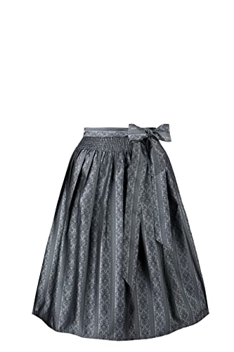 Stockerpoint Corinna Damen Midi Dirndlschürze, Grau, 46-50