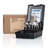 NTG Kegelsenker Set, 6,3-20,5 mm, 6-tlg, Kegelsenker 90°, HSS Stahl, Senker u. Entgrater für Holz, Metall und Kunststoff inklusive Aufbewahrungsbox - präzise & sorgfältig arbeiten -