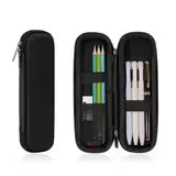FINPAC Federmäppchen, Federtasche Hart Eva Stift Etui stoßfeste Stiftetasche Mäppchen Schlamperbox Bleistifttasche für Executive Füllfederhalter für Büro Schule (Schwarz)