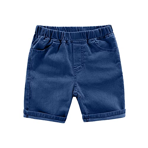 BOTCAM Die Kinder Baby Mädchen Kleinkind Chambray Jeans Hosen Shorts Kurze Hose Cargo Jungs (BU2, 18-24 Months)