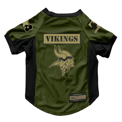 Littlearth NFL Valor Pet Stretch Jersey Minnesota Vikings