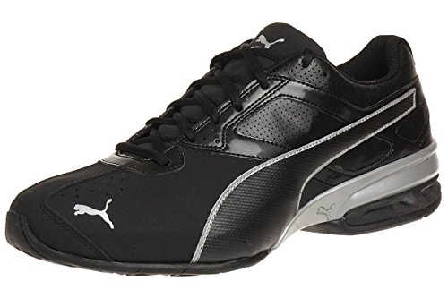 PUMA Herren Tazon 6 FM Low-Top Trainer, Puma Black-Puma Silver, 42 EU