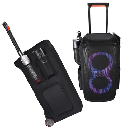TINGYR Hülle für JBL PartyBox Stage 320, Tragbare Weiche Aufbewahrungshülle, Staubschutz, Multifunktionale Schutzhülle für JBL PartyBox Stage 320. (Schwarz)