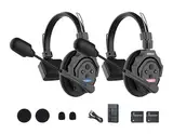 SYNCO XTalk X2 2,4 GHz kabelloses Headset-Gegensprechanlage, zufälliges Master-Gerätedesign für Filmaufnahmen, Live-Show, Bühnenaufführung (XTalk X2 (2PCS))