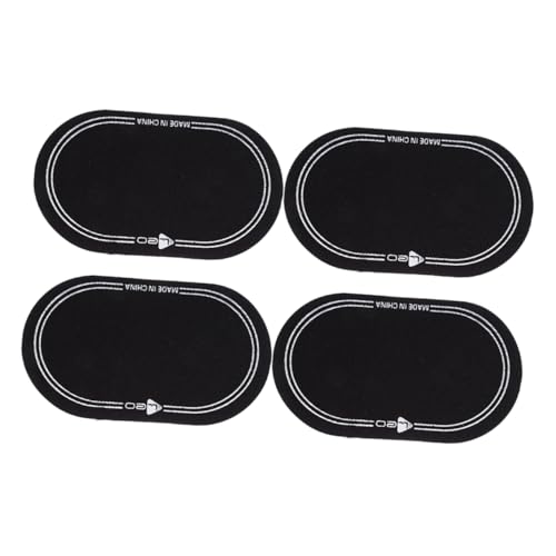 Garneck 4 Teiliger Displayschutz Für Schlagzeug Sets Schlagzeug Zubehör Kick Drum Schutz Drum Dämpfer Pads Schutz Drum Aufkleber Percussion Zubehör Bass Drum Fell Patch Drum Skin