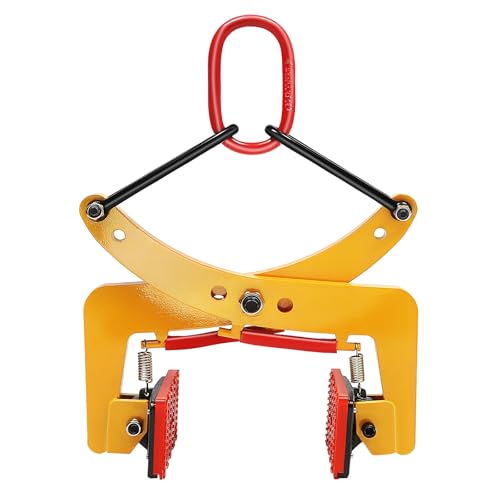 Qussse Versetzzange Bordsteinzange 325 kg 2-in-1 Bordsteinzange Steinträger Hebezange Steinzange Heber, Verstellbare Öffnung 6-24cm, für Heben von Holz und Stein
