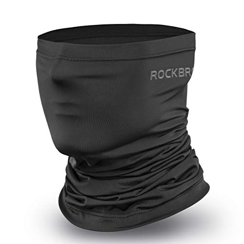 ROCKBROS Halstuch Balaclavas Schlauchtuch Hochelastisch Atmungsaktiv Multifunktionstuch UPF 50+ Kühl Radfahren Halbe Sturmhaube Herren/Damen