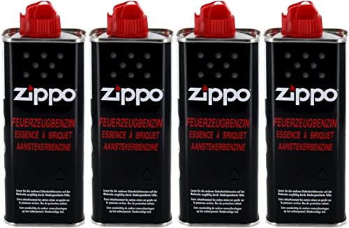 Zippo Gas Benzin/Oil zum Nachfüllen (4X Zippo Benzin/Oil 125ml)