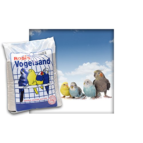 2,5 kg Vogelsand Naturweiss mit Kalk u. Anis (1 x 2,5 kg) hygienisch + keimfrei in Bester Qualität