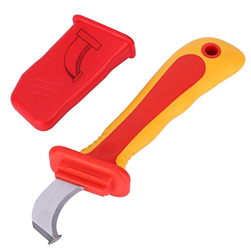 wire degueiner knife Isoliertes Rückbau Messer, Anti Magnetischer Abisolier-Messer-Kabel-Stripper, Isolier-Elektriker-Kabel Messer Mit Griff, Iec60900 1000v, Rot
