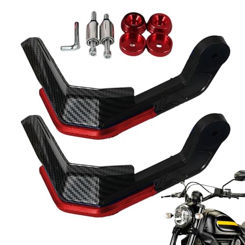 JIEBWCHA Motorrad -Handwächter, Motorrad -Hand wächst | Verstärktes wetterfestes Motorradhand Guard | Ergonomische leichte Automobilkörperteile Accessoires für Street Sports Racing Trail Riding